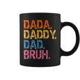 Dada Daddy Dad Bruh Fathers Day 2023 Retro Vintage Funny Coffee Mug