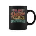 In My Defense I Was Left Unsupervised Retro Sayings Coffee Mug