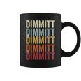 Dimmitt Texas Dimmitt Tx Retro Vintage Text Coffee Mug