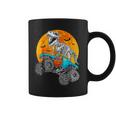 DinosaurRex Riding Monster Truck Moon Halloween Costume Coffee Mug