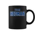 Distressed Team Hedman Surname Gift Proud Family Last Name Coffee Mug