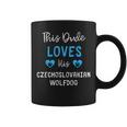 This Dude Loves His Czechoslovakian Wolfdog Coffee Mug