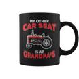 Farming Gift My Other Car Seat Is At Tractor Grandpa Farmer Coffee Mug