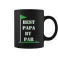 Fathers Day Best Papa By Par Funny Golf Gift Coffee Mug