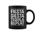 Fiesta Siesta Tequila Repeat Cinco De Mayo Coffee Mug