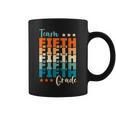 Fifth Grade Vibes Team 5Th Grade Retro 1St Day Of School Coffee Mug