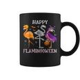 Flamingoween Halloween Pink Flamingo Costume Skeleton Witch Coffee Mug