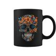 Floral Mexican Skull Day Of The Dead Dia De Muertos Coffee Mug