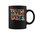 Fourth Grade Vibes Back To School Retro 4Th Grade Teachers Coffee Mug