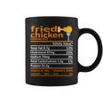 Fried Chicken Nutrition Food Facts Thanksgiving Xmas Coffee Mug