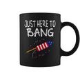 Funny 4Th Of July Fireworks Just Here To Bang American Flag 1 Coffee Mug