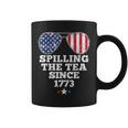 Funny 4Th Of July Spilling The Tea Since 1773 American Flag Coffee Mug