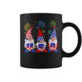 Funny American Gnomes Sunglasses Patriotic Usa 4Th Of July Coffee Mug