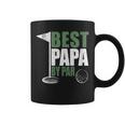Funny Best Papa By Par Fathers Day Golf Dad Grandpa Gift Coffee Mug