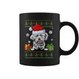 Dog Lovers Lhasa Apso Santa Hat Ugly Christmas Sweater Coffee Mug