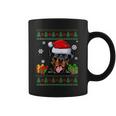Dog Lovers Rottweiler Santa Hat Ugly Christmas Sweater Coffee Mug