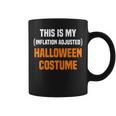 Funny Halloween Joke Inflation Halloween Costume Coffee Mug