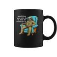 Funny Lazy Husband Procrastinating Nap Cute Sitting Sloth Gift For Women Coffee Mug