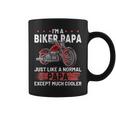Funny Motorcycle Biker Papa Dad Grandpa Gifts Gift For Mens Coffee Mug
