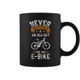 Funny Never Underestimate An Old Man On An E Bike Coffee Mug