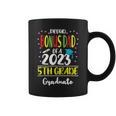 Funny Proud Bonus Dad Of A Class Of 2023 5Th Grade Graduate Coffee Mug