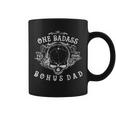 Funny Step Dad Gifts One Badass Bonus Dad Funny Gifts For Dad Coffee Mug