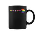 Gay Rainbow Lgbt Hearts Flag Pride Month Ally Men Women Kids Coffee Mug