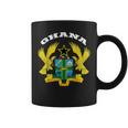 Ghana Coat Of Arms Flag Souvenir Accra Coffee Mug
