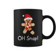 Gingerbread Cute Christmas Oh Snap Coffee Mug