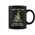 Gnome Thats What I Do I Smoke Weed And I Know Things 2023 Coffee Mug