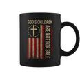 Gods Children Are Not For Sale American Flag Funny Coffee Mug