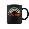 Good Vibes Only Funny Positive Inspirational Retro Coffee Mug