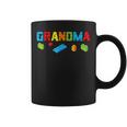 Grandma Master Builder Building Bricks Blocks Family Parents Coffee Mug