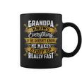 Grandpa Knows Everything Funny Fathers Day Coffee Mug