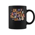 Groovy In My Spooky Teacher Era Halloween Ghost Coffee Mug