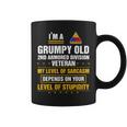 Grumpy Old 2Nd Armored Division Veteran Funny Veterans Day Coffee Mug