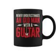 Guitar Player Never Underestimate An Old Man With A Guitar Coffee Mug