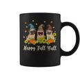 Happy Fall Yall Pug Leopard Pumpkin Halloween Halloween Coffee Mug