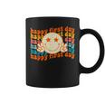Happy First Day Of School Smile Face Back To School Teachers Coffee Mug