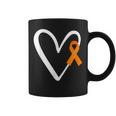 Heart End Gun Violence Awareness Funny Orange Ribbon Enough Coffee Mug