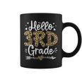 Hello 3Rd Grade Leopard Teacher Student Back To School Girls Coffee Mug