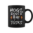 Hogs Dogs And Tusks Hog Removal Hunter Hog Hunting Coffee Mug