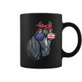 Horse 4Th Of July Horse Graphic American Flag Coffee Mug