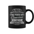 Horticulture For & Never Underestimate Coffee Mug