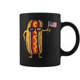 Hotdog Sunglasses American Flag Usa Funny 4Th Of July Fourth Coffee Mug