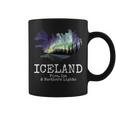 Iceland Map Fire Ice Northern Light Icelandic Souvenir Coffee Mug