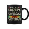 Im A Dad Grandpa And Vietnam Veteran Fathers Day Retro Coffee Mug