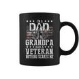 Im A Dad Grandpa Veteran Funny Grandpa Fathers Day Coffee Mug