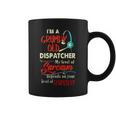 Im A Grumpy Old 911 Dispatcher Sarcasm Depends On Stupidity Coffee Mug