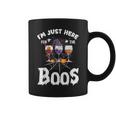 I'm Just Here For The Boos Wine Glasses Halloween Drinking Coffee Mug